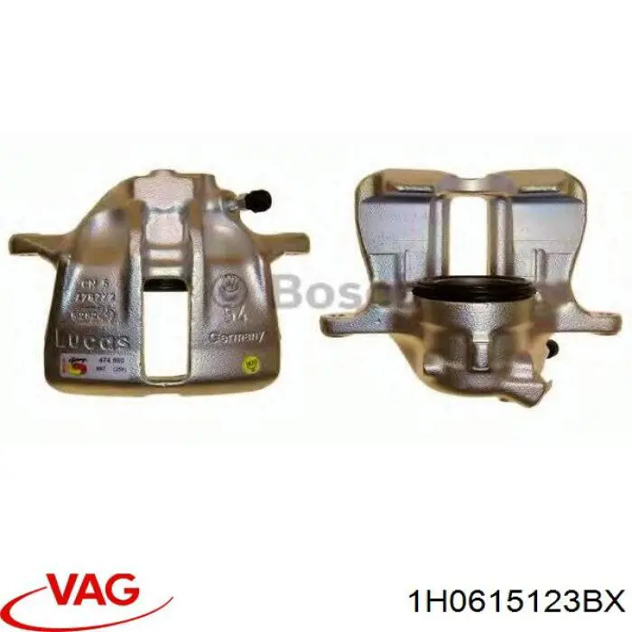 Pinza de freno delantera izquierda VAG 1H0615123BX precio, desde 62,47 EUR