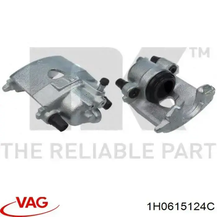 Pinza de freno delantera derecha VAG 1H0615124C precio, desde 43,56 EUR