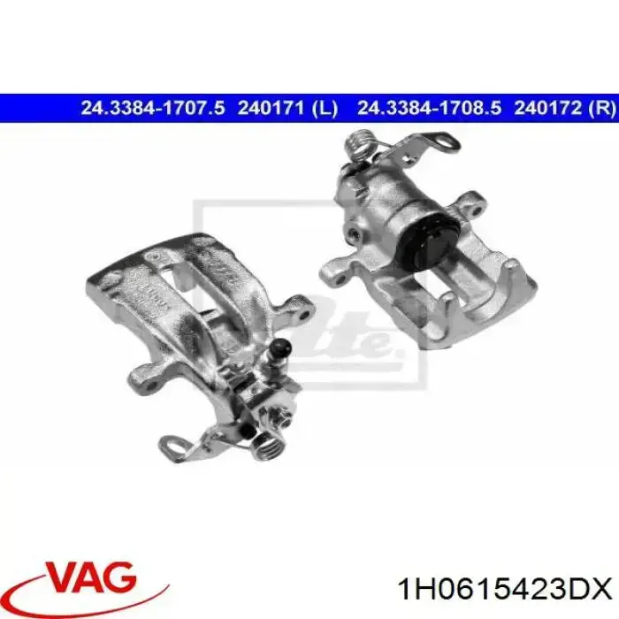 Pinza de freno trasera izquierda VAG 1H0615423DX precio, desde 60,98 EUR