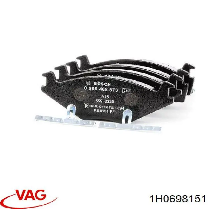 Pastillas freno delanteras VAG 1H0698151 precio, desde 18,70 EUR