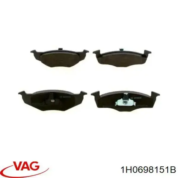 Pastillas de freno 1H0698151B VAG