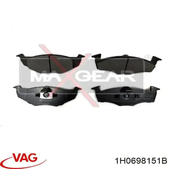 Comprar 1H0698151B VAG Pastillas delanteras de freno