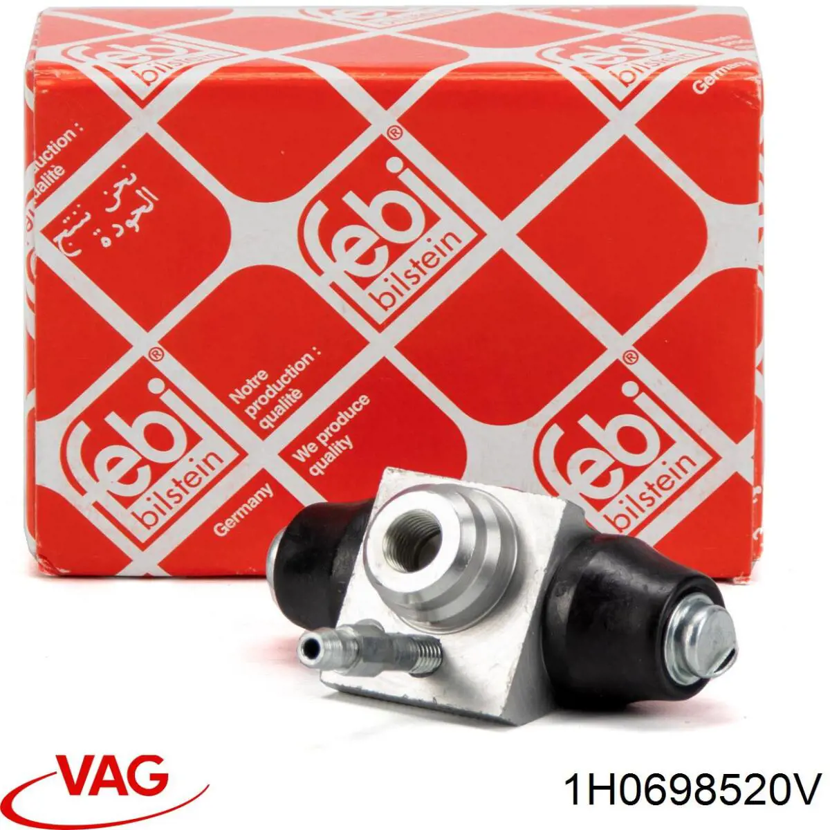 Zapatas de freno traseras VAG 1H0698520V