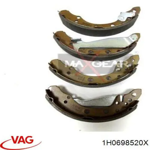 Zapatas de freno 1H0698520X VAG