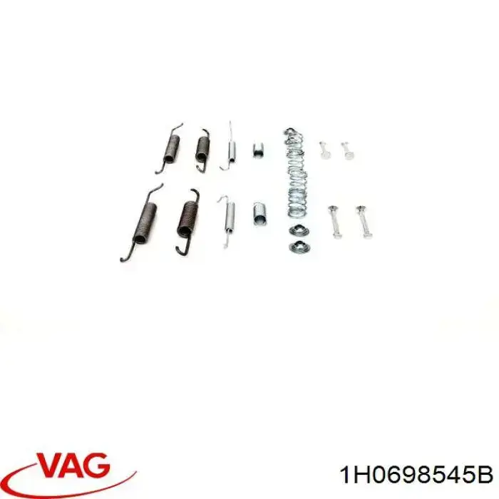 Kit de montaje de zapatas de freno traseras VAG 1H0698545B precio, desde 7,80 EUR