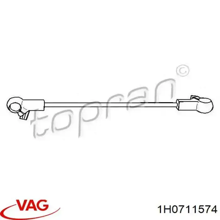 Comprar 1H0711574 VAG Varilla selectora de la transmisión