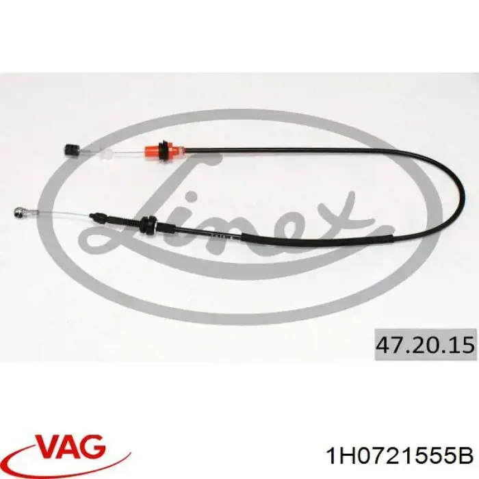 Comprar 1H0721555B VAG Cable del acelerador