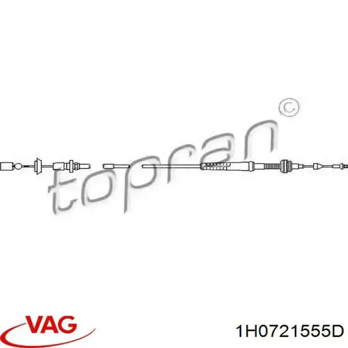 Cable del acelerador VAG 1H0721555D precio, desde 12,22 EUR