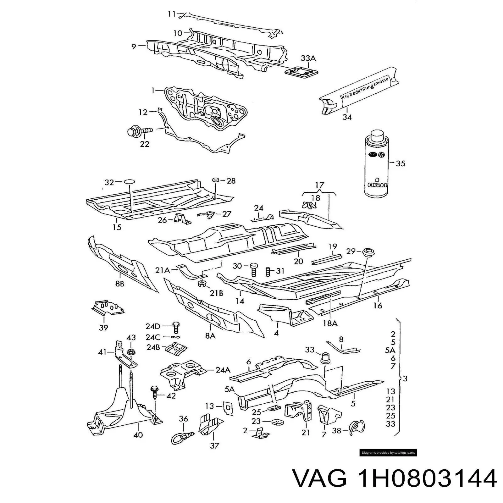  VAG 1H0803144 precio, desde 182,57 EUR