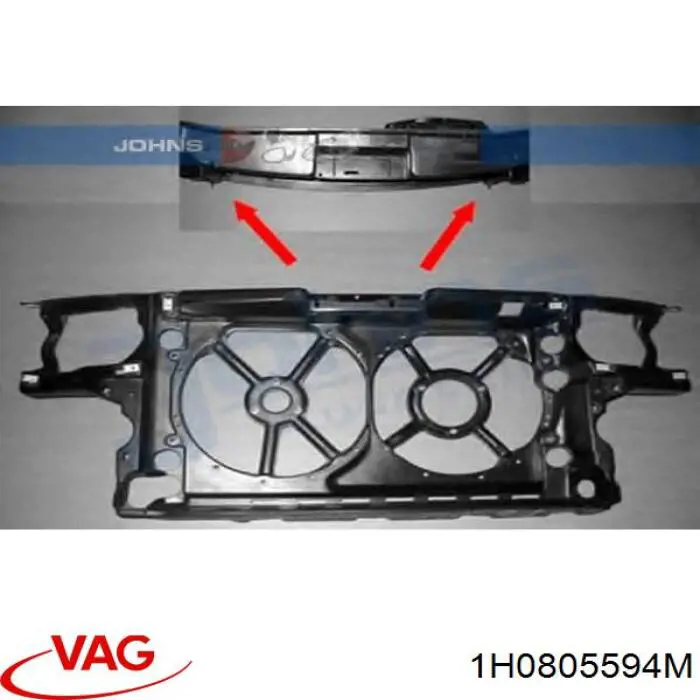 Comprar 1H0805594M VAG Soporte de radiador
