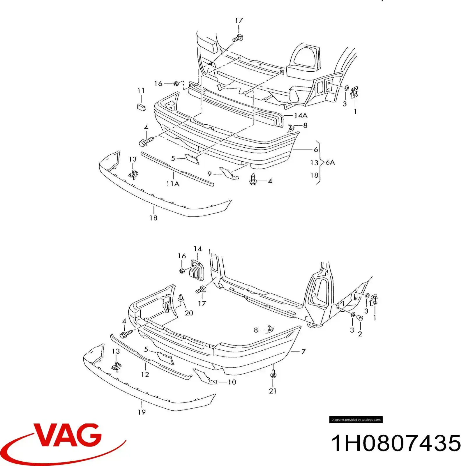  VAG 1H0807435 precio, desde 2,21 EUR