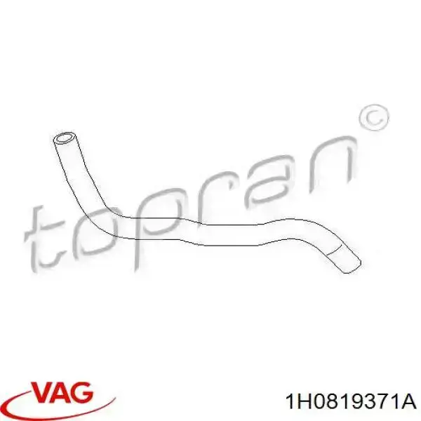 Comprar 1H0819371A VAG Manguera de calefacción, entrada