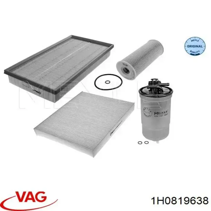 Filtro de cabina VAG 1H0819638 precio, desde 5,15 EUR