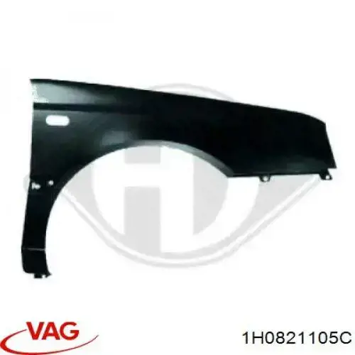Aleta delantera izquierda VAG 1H0821105C precio, desde 66,90 EUR