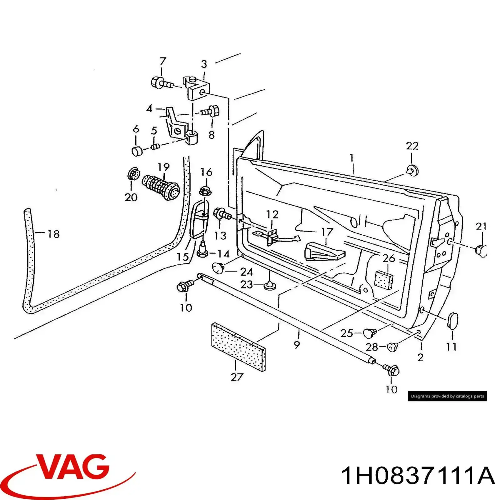  VAG 1H0837111AB41 precio, desde 1,18 EUR