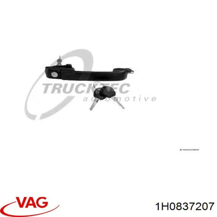 Manija exterior izquierda de puerta delantera VAG 1H0837207 precio, desde 13,07 EUR