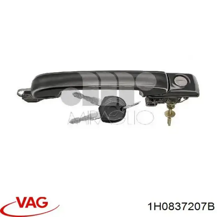 Comprar 1H0837207B VAG Manija exterior izquierda de puerta delantera