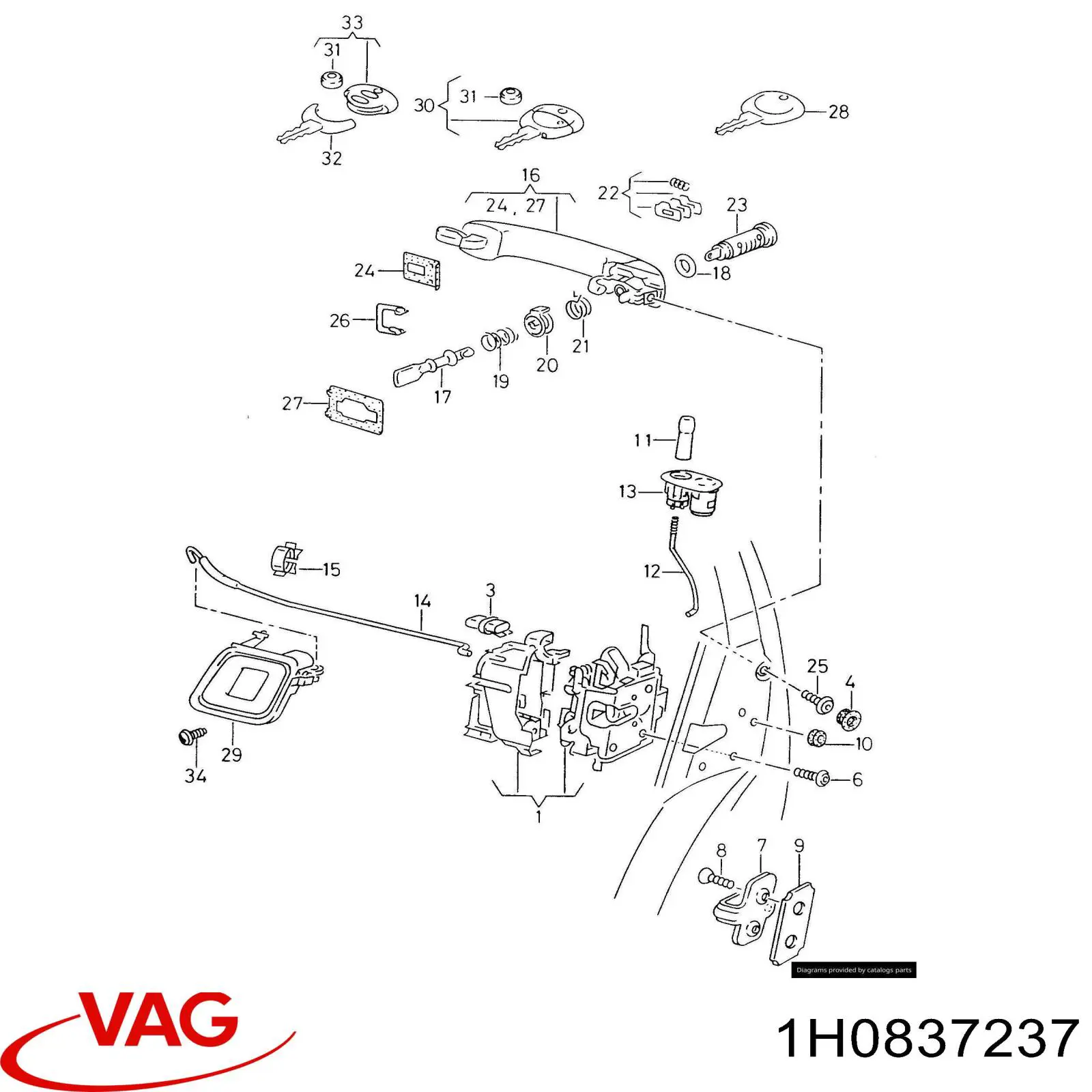 Comprar 1H0837237 VAG 