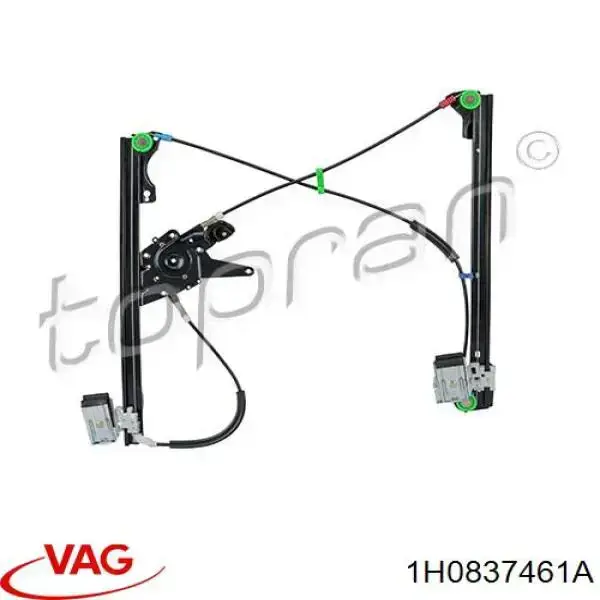Mecanismo elevalunas delantero izquierdo VAG 1H0837461A precio, desde 40,00 EUR