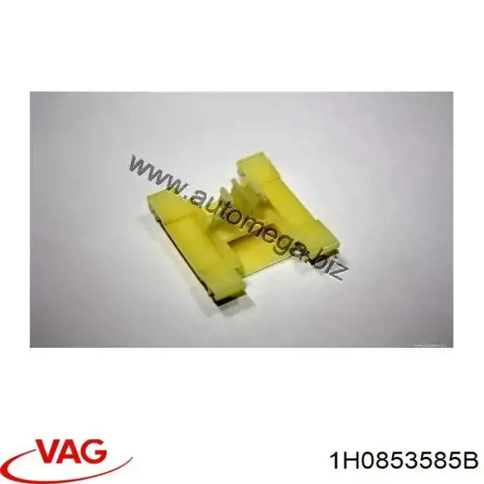 1H0853585B VAG clip, tubuladura de sujeción, alféizar de la puerta