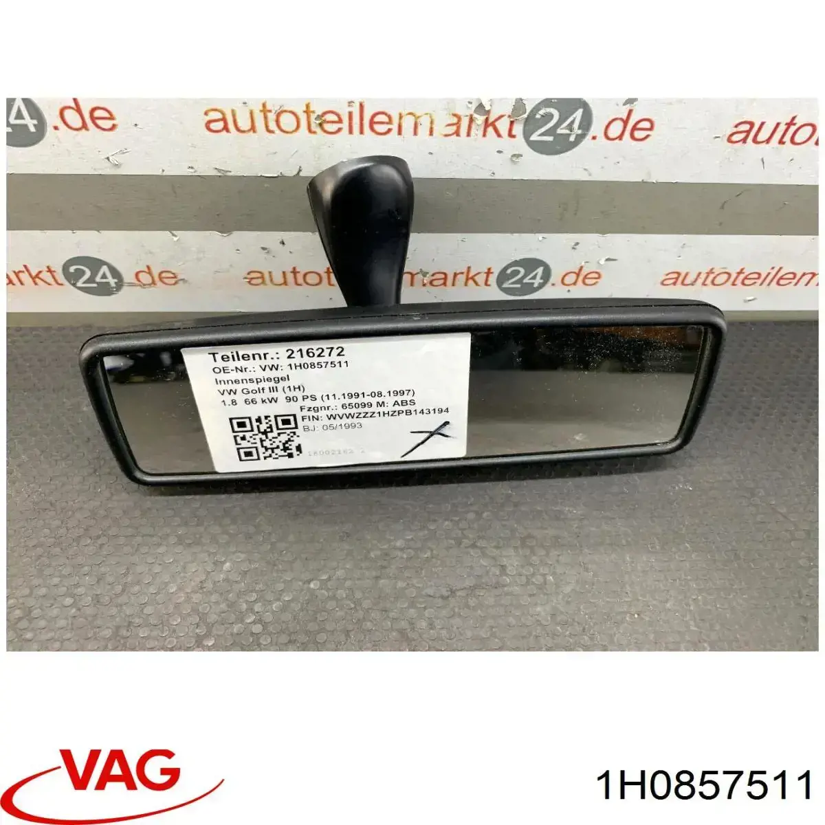 Espejo retrovisor interior para Seat Ibiza II 6K1