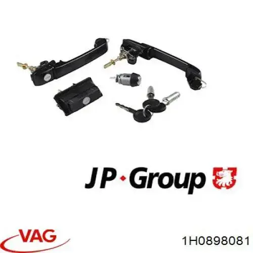 Comprar 1H0898061G VAG Bombín de cerradura de puerta delantera