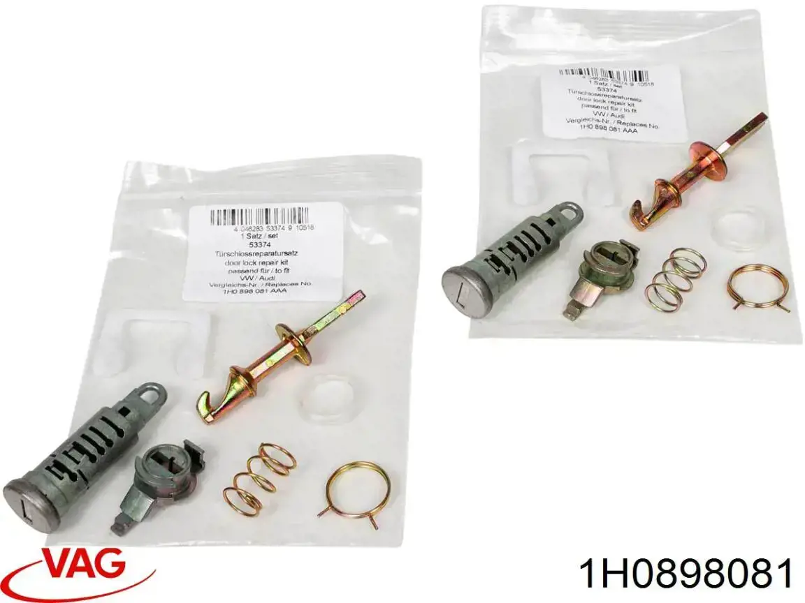 Bombín de cerradura de puerta delantera VAG 1H0898061G precio, desde 6,59 EUR