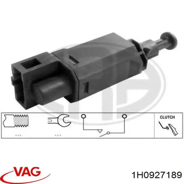 Interruptor de luz de freno VAG 1H0927189 precio, desde 9,27 EUR