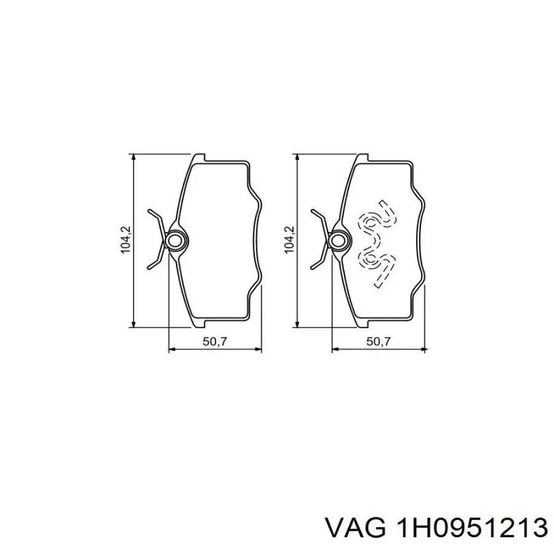  VAG 1H0951213 precio, desde 34,85 EUR