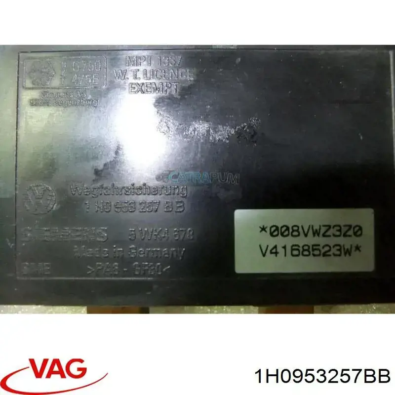  VAG 1H0953257BB precio, desde 39,20 EUR
