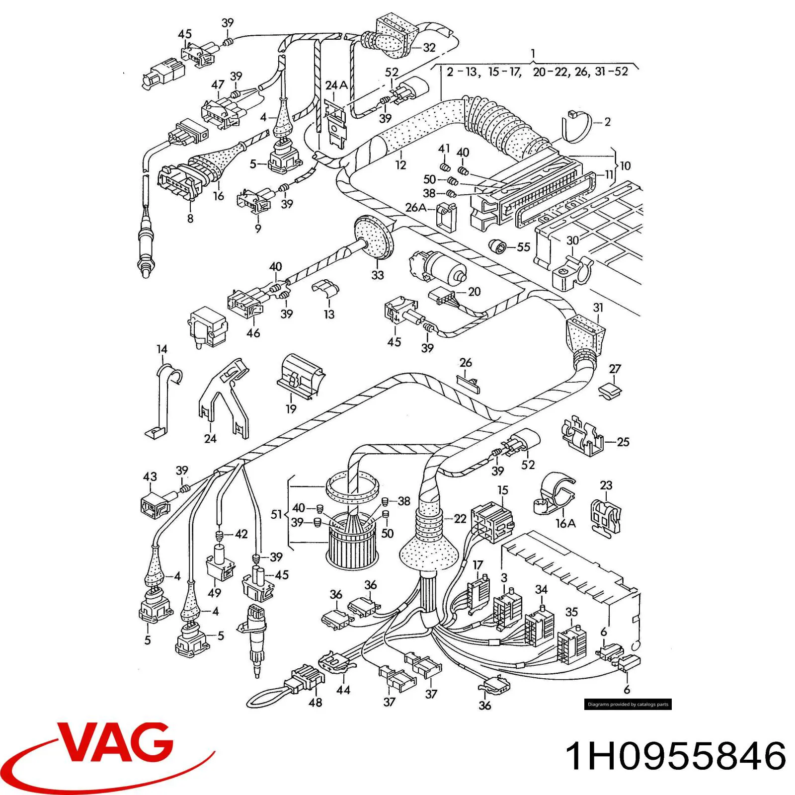  VAG 1H0955846 precio, desde 2,00 EUR