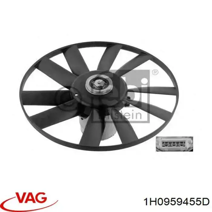 Comprar 1H0959455D VAG Ventilador del radiador