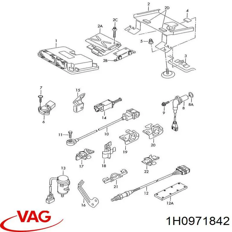  VAG 1H0971842D precio, desde 5,32 EUR
