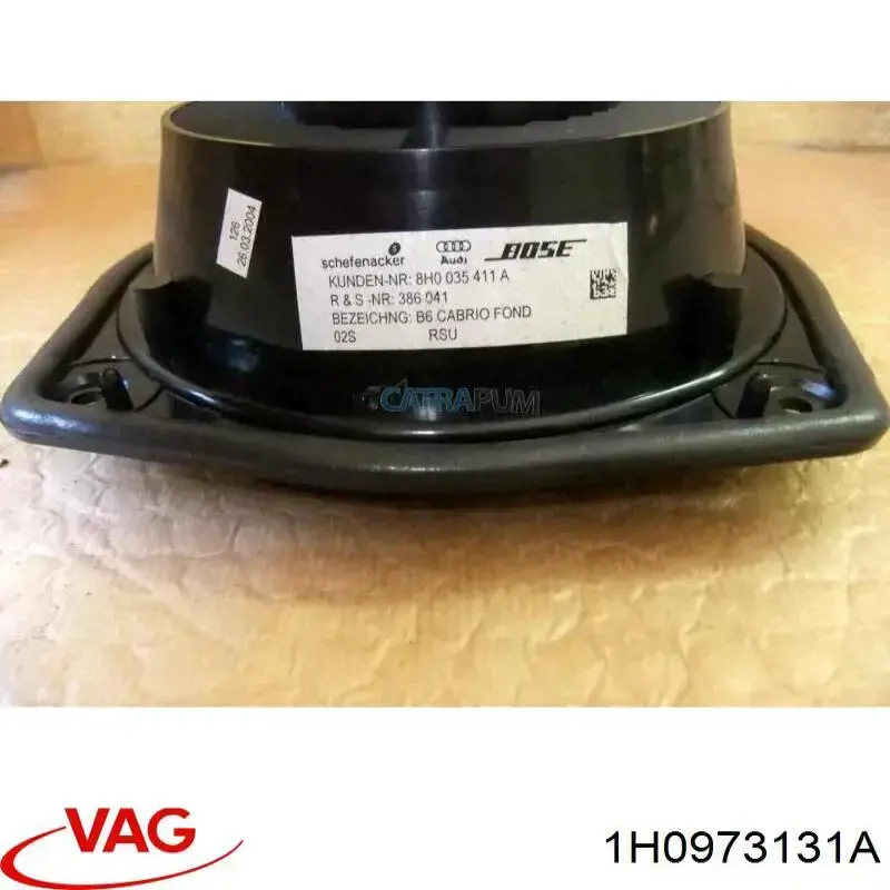 1H0973131A VAG Conector de alternador