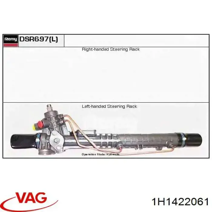 Comprar 1H1422061 VAG Cremallera