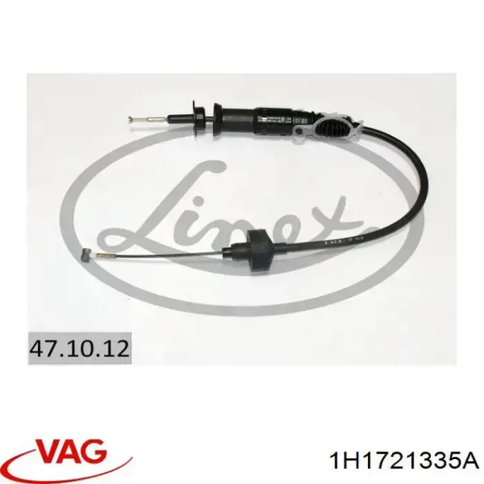 Cable de embrague VAG 1H1721335A precio, desde 37,32 EUR