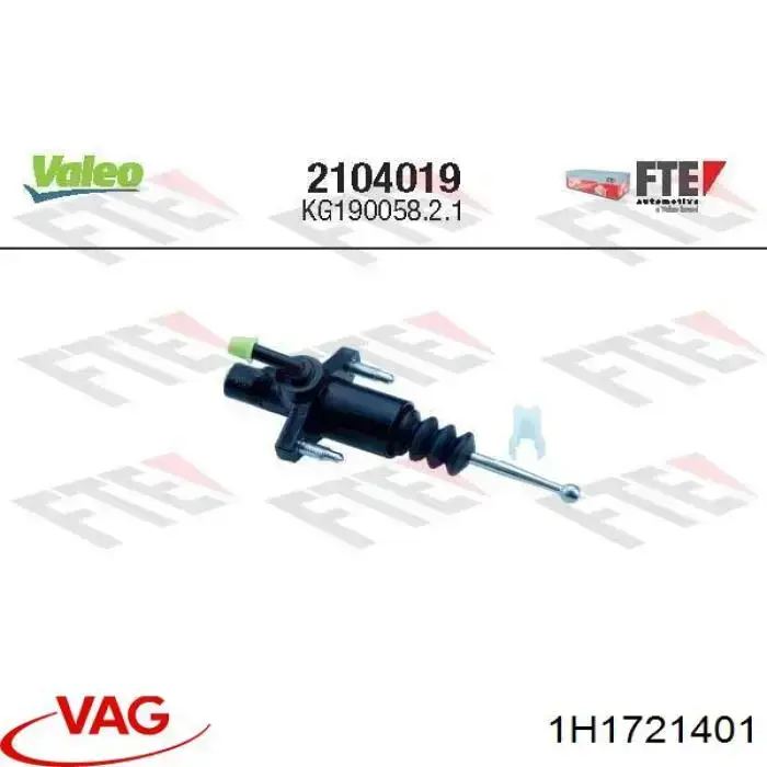 Cilindro de embrague VAG 1H1721401 precio, desde 42,26 EUR