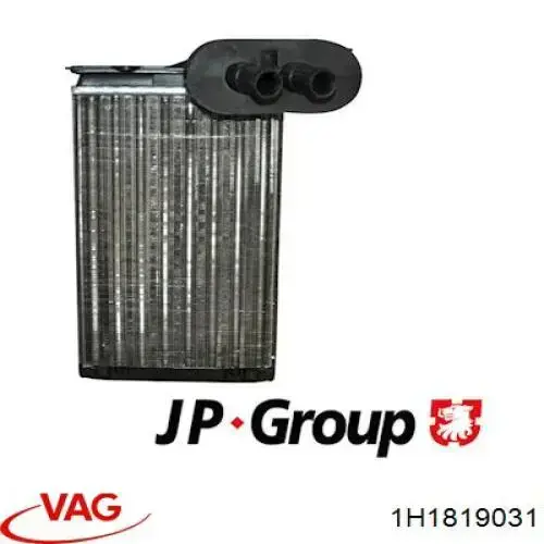 1H1819031 VAG radiador de calefacción