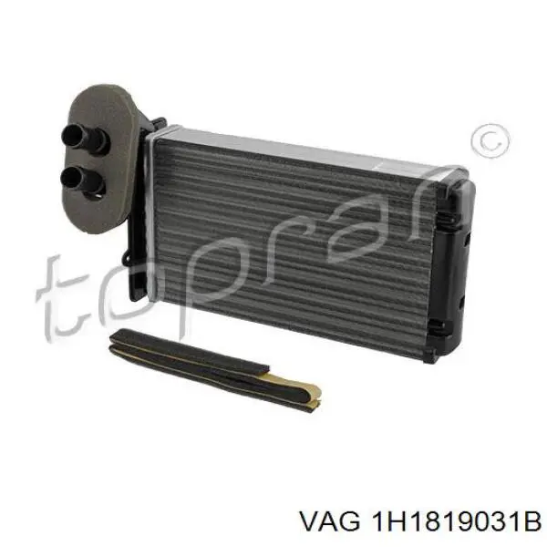 Radiador calefacción 1H1819031B VAG