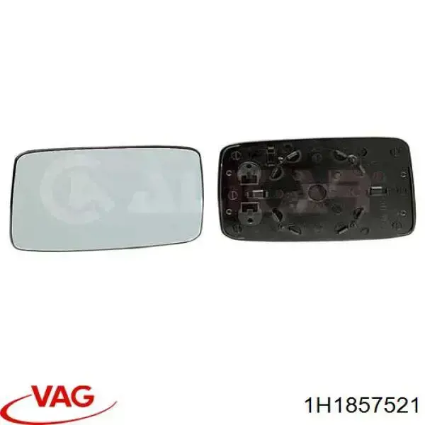 1H1857521 VAG cristal de espejo retrovisor exterior izquierdo