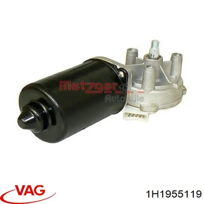 1H1955119 VAG motor del limpiaparabrisas del parabrisas