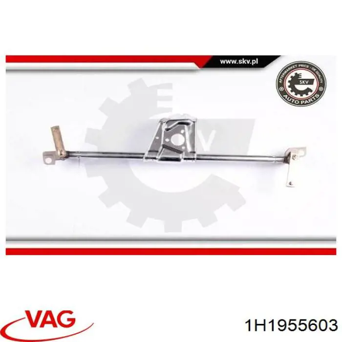 Trapezio del limpiaparabrisas VAG 1H1955603