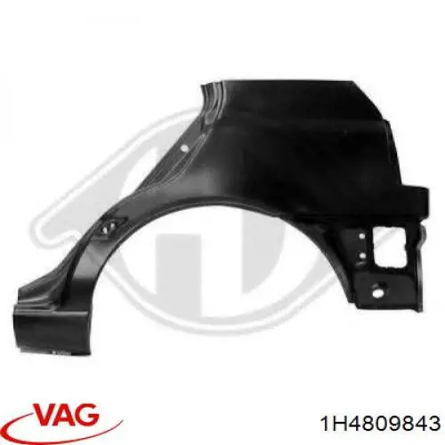 Aleta trasera izquierda VAG 1H4809843 precio, desde 279,62 EUR