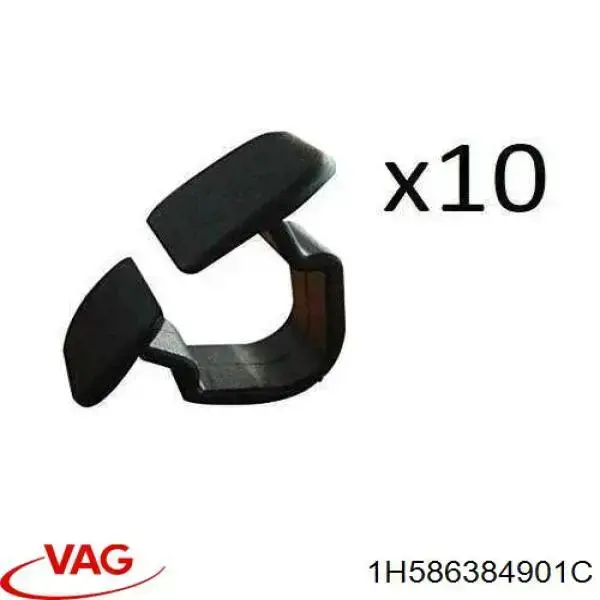 Clip del aislante del capó VAG 1H586384901C precio, desde 1,09 EUR