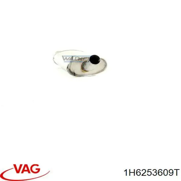 1H6253609T VAG silenciador posterior