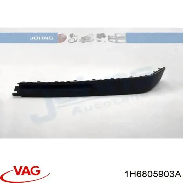 Alerón delantero izquierdo del parachoques VAG 1H6805903A precio, desde 15,17 EUR