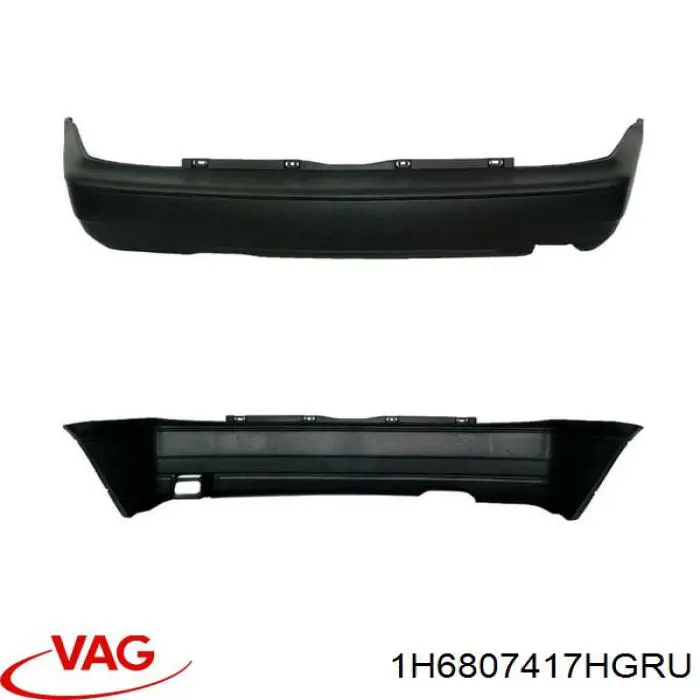 Paragolpes VAG 1H6807417HGRU precio, desde 121,31 EUR