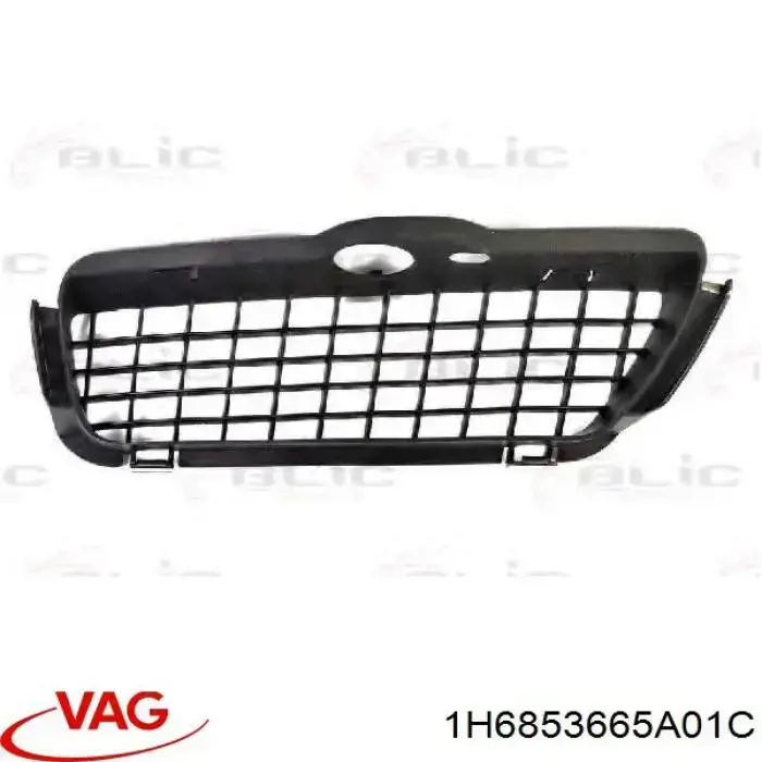 1H6853665A01C VAG Tapa de rejilla de faro antiniebla delantero izquierdo