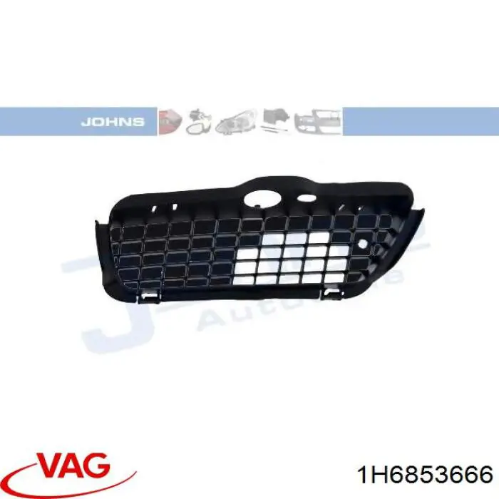 Tapa de rejilla de faro antiniebla delantero derecho VAG 1H6853666 precio, desde 7,61 EUR