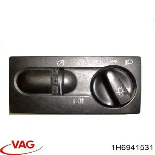 Interruptor de luces en el tablero VAG 1H6941531 precio, desde 53,72 EUR